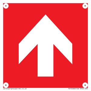 Up arrow (white on red background)